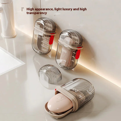 Compact Sealable Soap Case