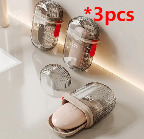 Compact Sealable Soap Case